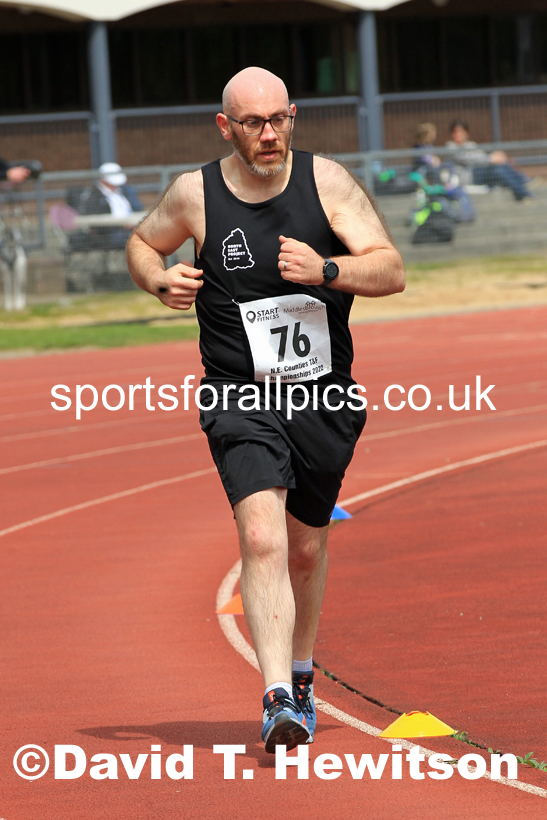2022 North Eastern Counties AA 10000 metres Champs., Chester le Street, Sat,. May 21st. Photo: David T. Hewitson/Sports for All Pics